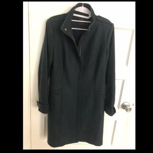 Theory Wool Jacket (Dark Green, Size M)
